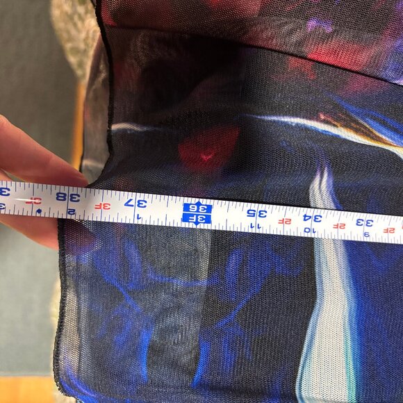 Parisline Layered Colorful Long Sleeve Dress S NWOT - Picture 10 of 11